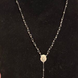 Elegant Sterling Silver Beaded Rosary